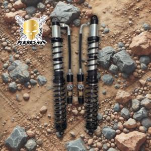 2.5” Coilovers con reserva – 10” de recorrido – Kit de 2 intersecciones